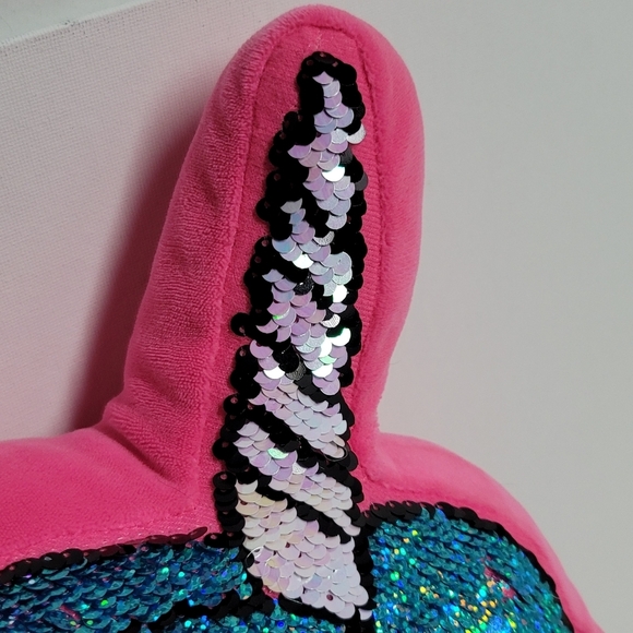 🌼Girls🌼Justice unicorn flip sequin pillow - Picture 4 of 12